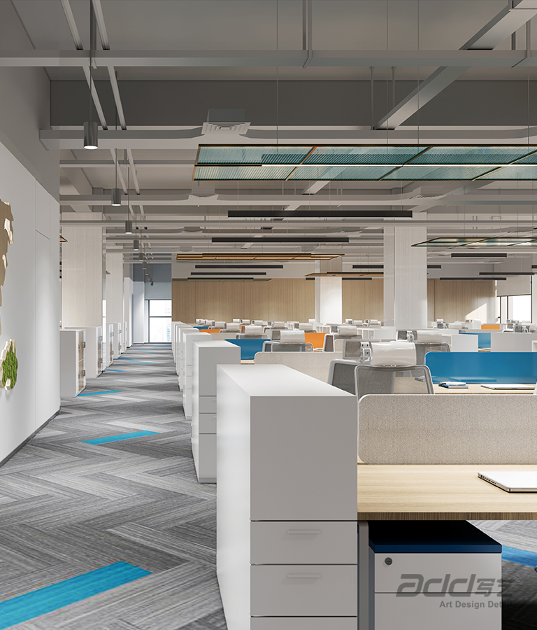 中(zhong)興通(tong)訊辦(bàn)公(gōng)樓裝(zhuang)修-開放辦(bàn)公(gōng)區(qu) pc