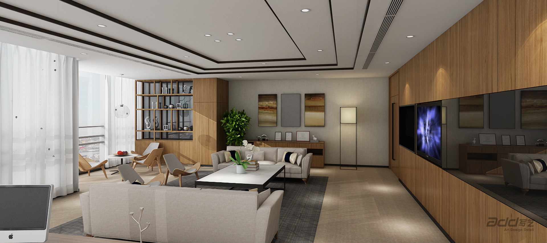 陸金申華辦(bàn)公(gōng)樓室內(nei)設(shè)計(ji) 座談區(qu)-pc