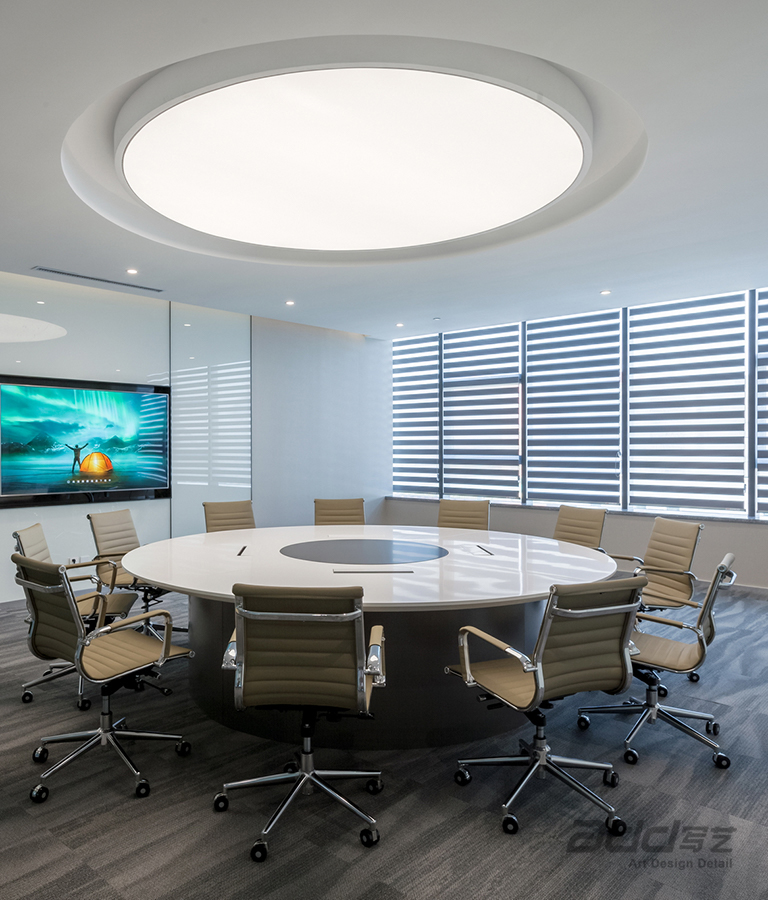 正海生(sheng)物(wù)辦(bàn)公(gōng)樓裝(zhuang)修-圓形會議室-pc