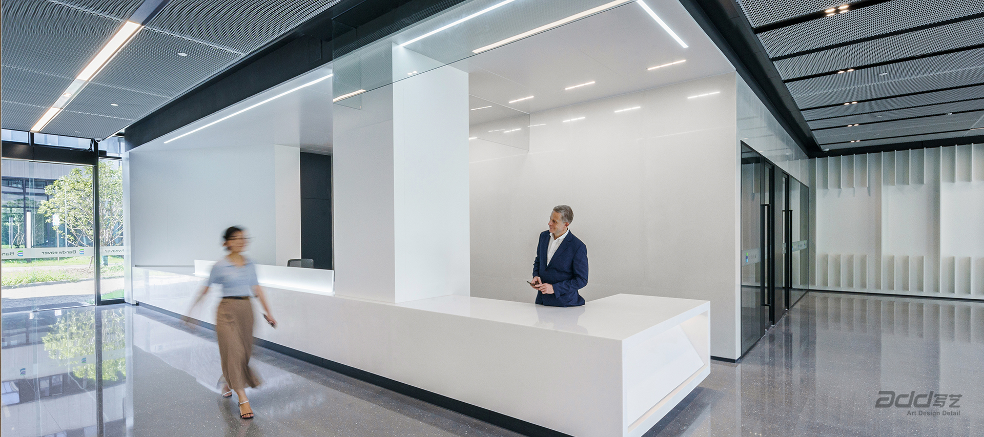 波(bo)彙科(ke)技(ji)辦(bàn)公(gōng)樓裝(zhuang)修-前(qian)廳2-pc