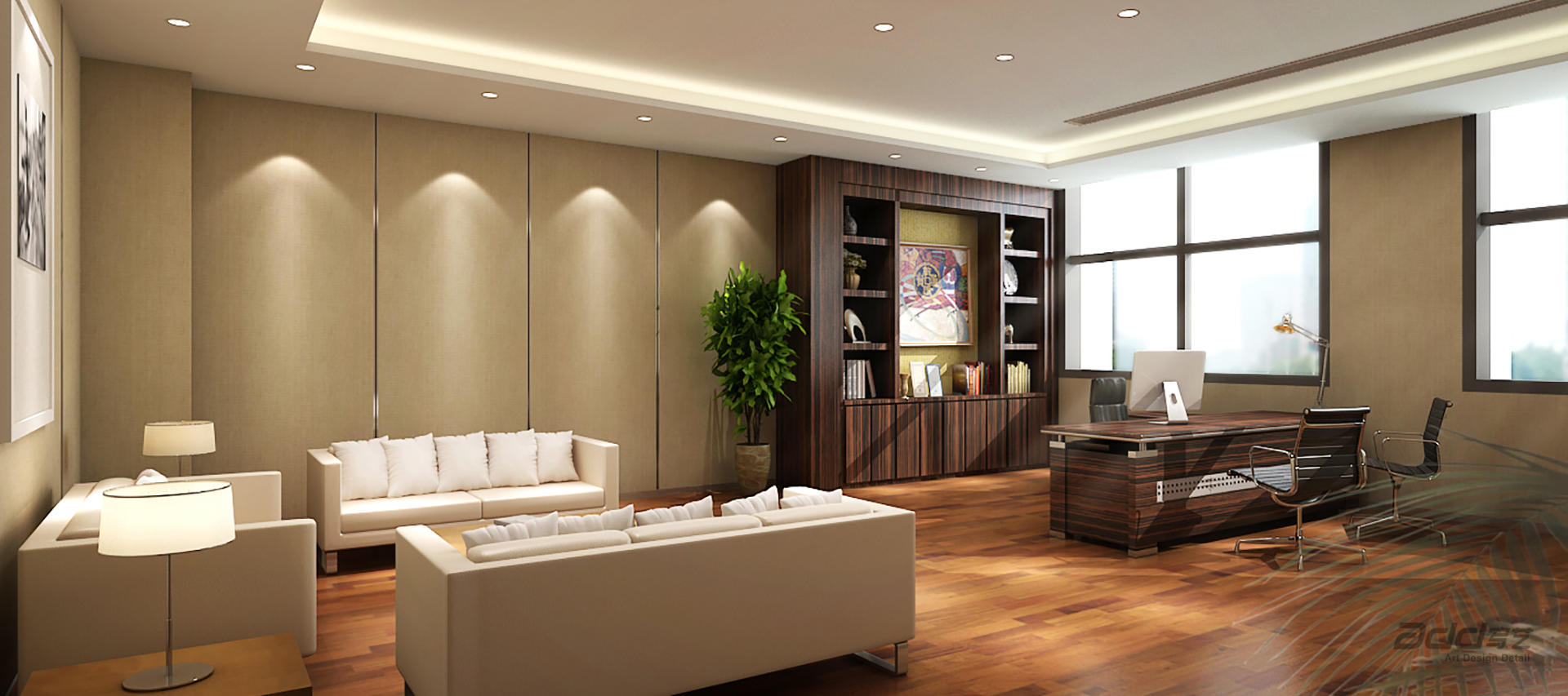 咊(he)黃藥業總部(bu)大(da)樓設(shè)計(ji) 會談區(qu) pc